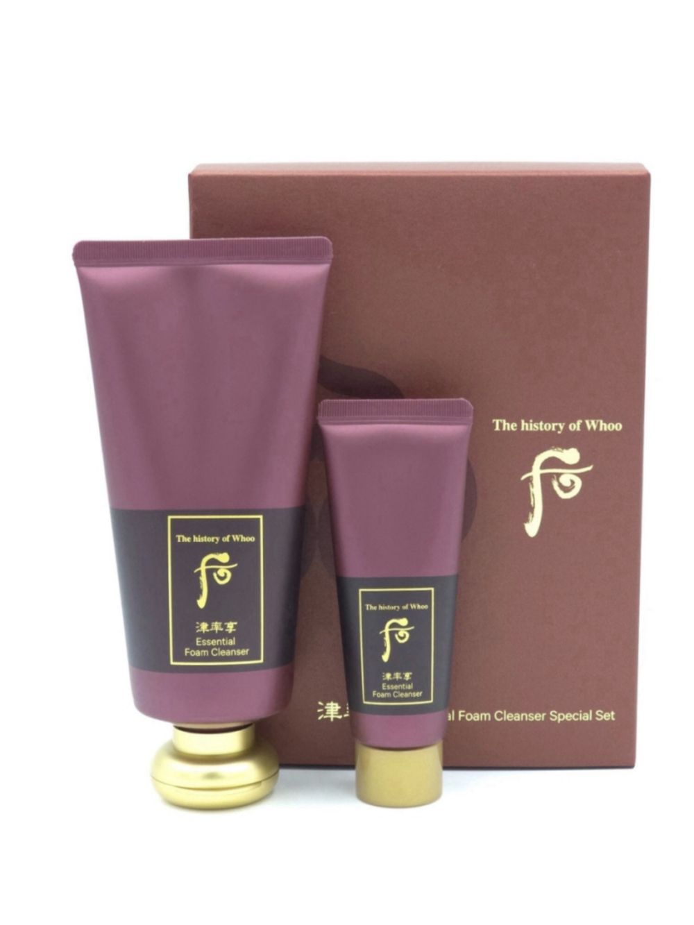 The History of Whoo Jinyulhyang Essential Cleansing Foam 180ml + 40ml